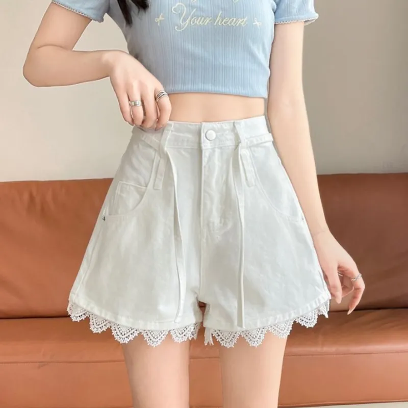 TUSHIFEI Denim Shorts Women's-8