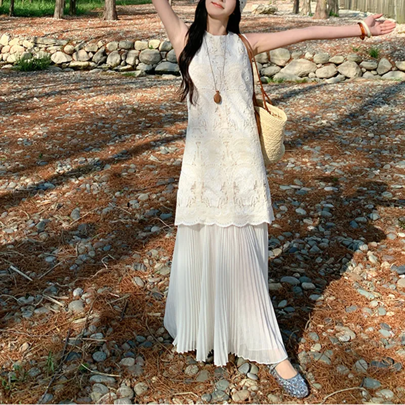 TUSHIFEI Sleeveless Dress Women's-3