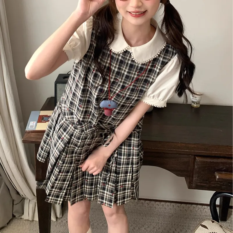 TUSHIFEI Short Sleeved Dress Women's-6