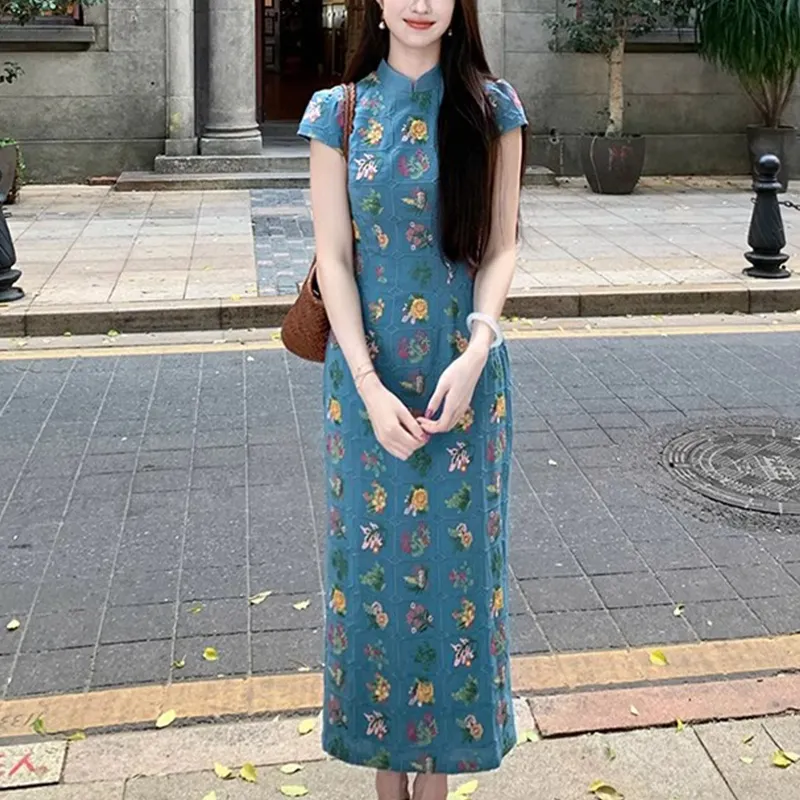 TUSHIFEI Short Sleeved Dress Women's-6