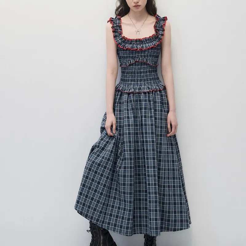 TUSHIFEI Sleeveless Dress Women's Image Color+Hair Tie Included-4