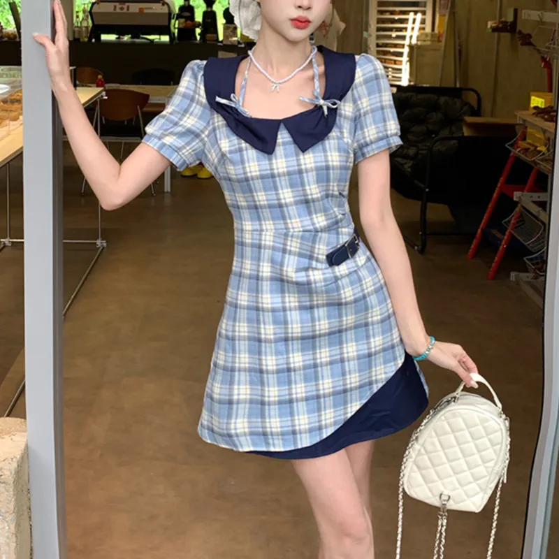 TUSHIFEI Short Sleeved Dress Women's-2