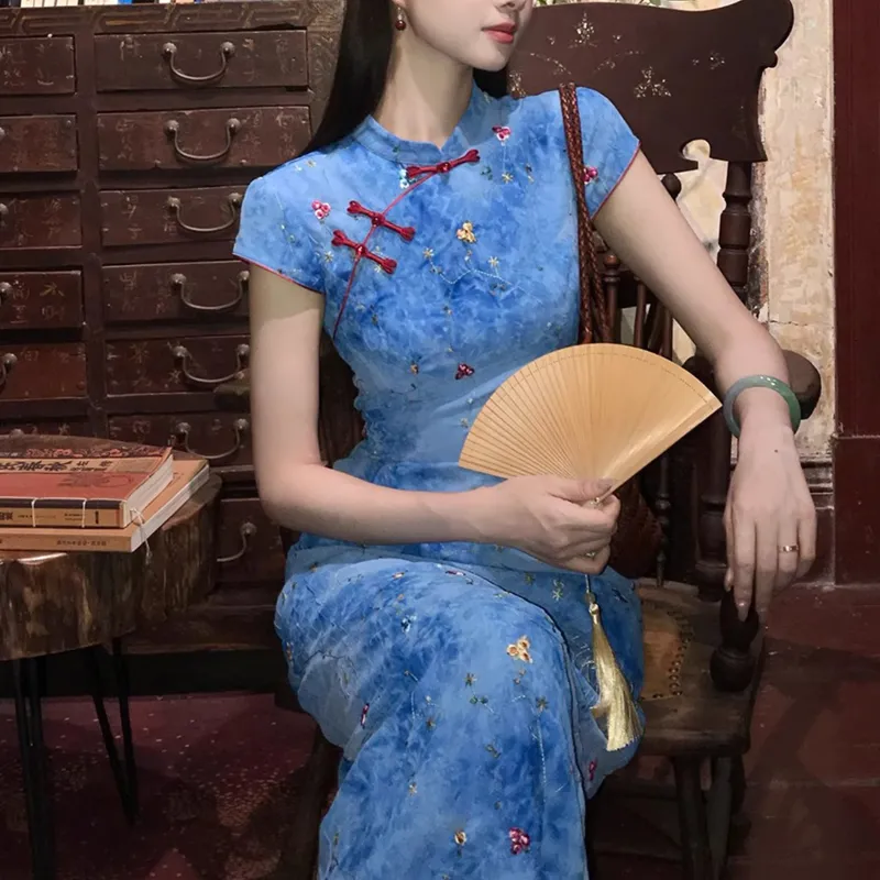 TUSHIFEI Short Sleeved Dress Women's-5