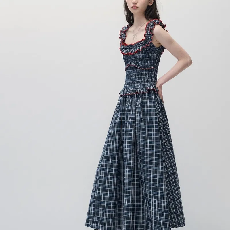 TUSHIFEI Sleeveless Dress Women's Image Color+Hair Tie Included-5