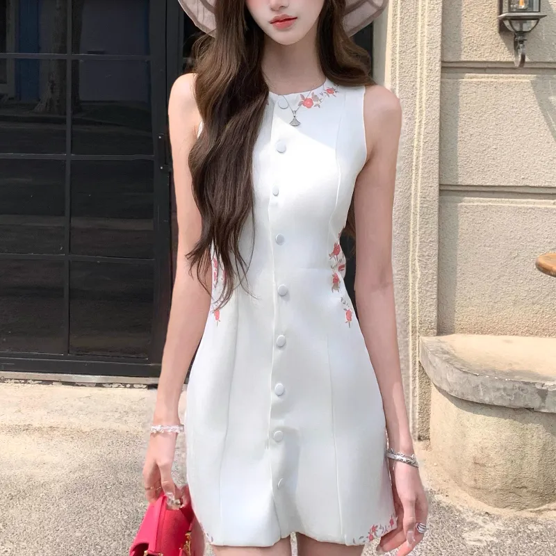 TUSHIFEI Sleeveless Dress Women's-4
