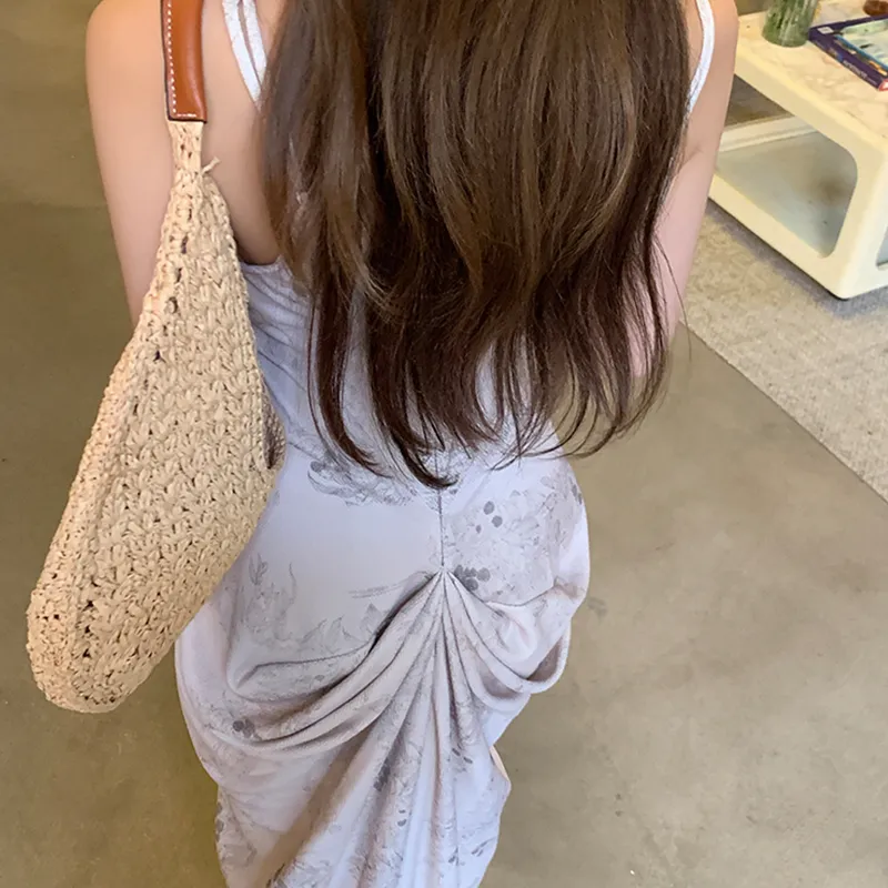 TUSHIFEI Slip Dresses Women's Multicolor+Hair Tie Comes With-6