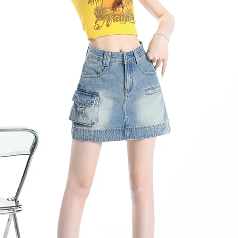 TUSHIFEI Cargo Short Skirts Women's-5