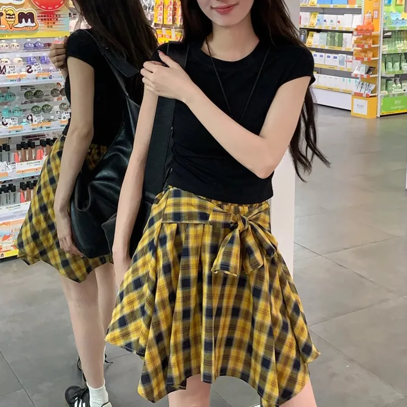 TUSHIFEI Two Piece Skirt Sets Women's-4