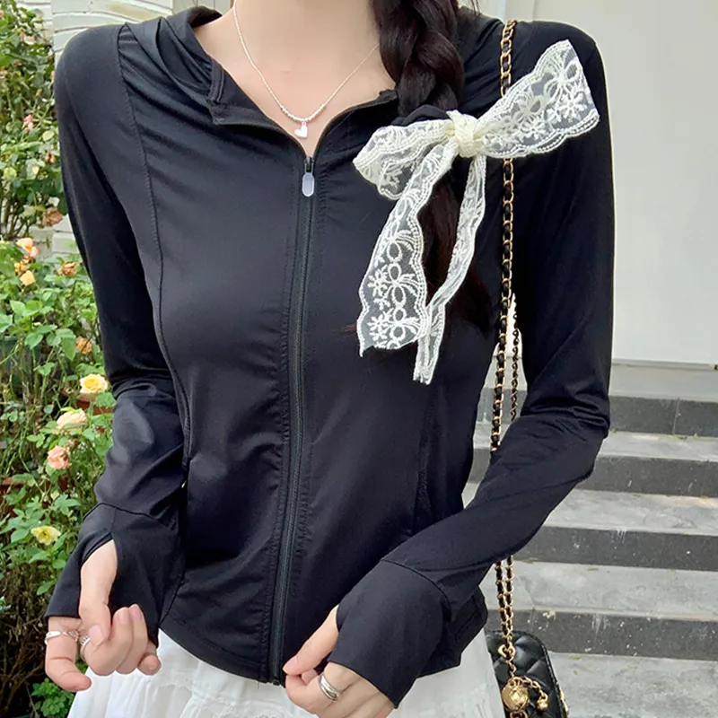 TUSHIFEI Cropped Coats Women's-8