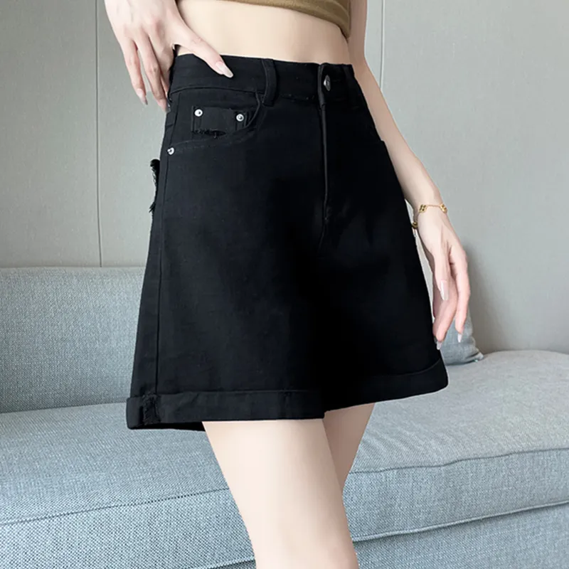 TUSHIFEI Denim Shorts Women's-2