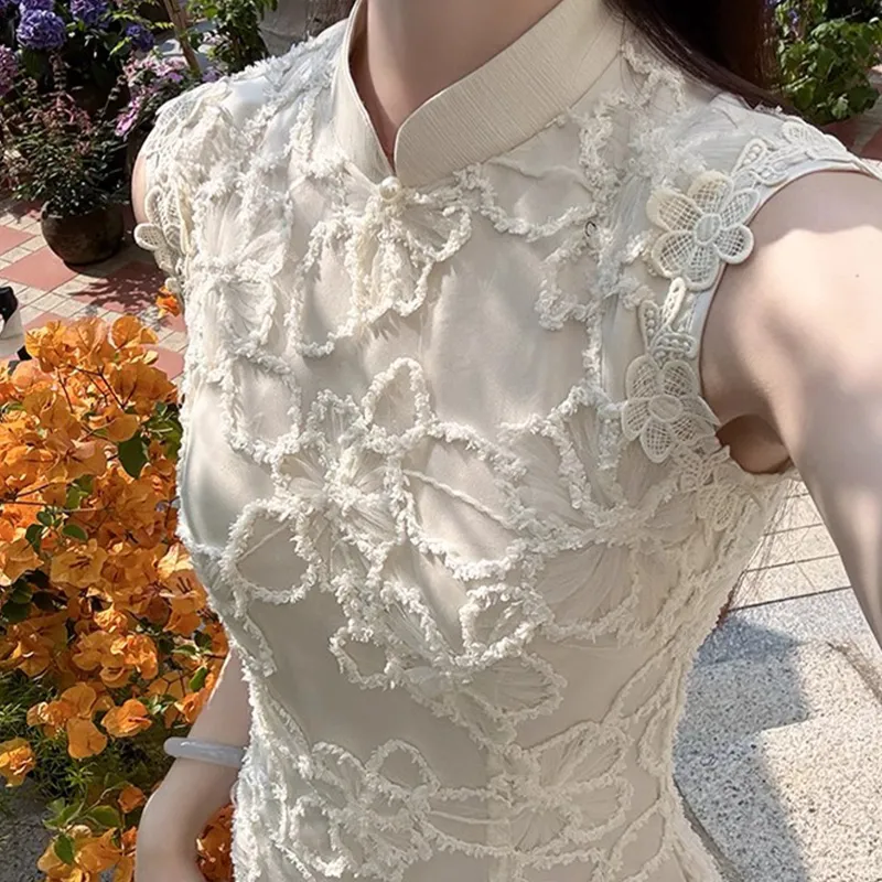 TUSHIFEI Sleeveless Dress Women's-3