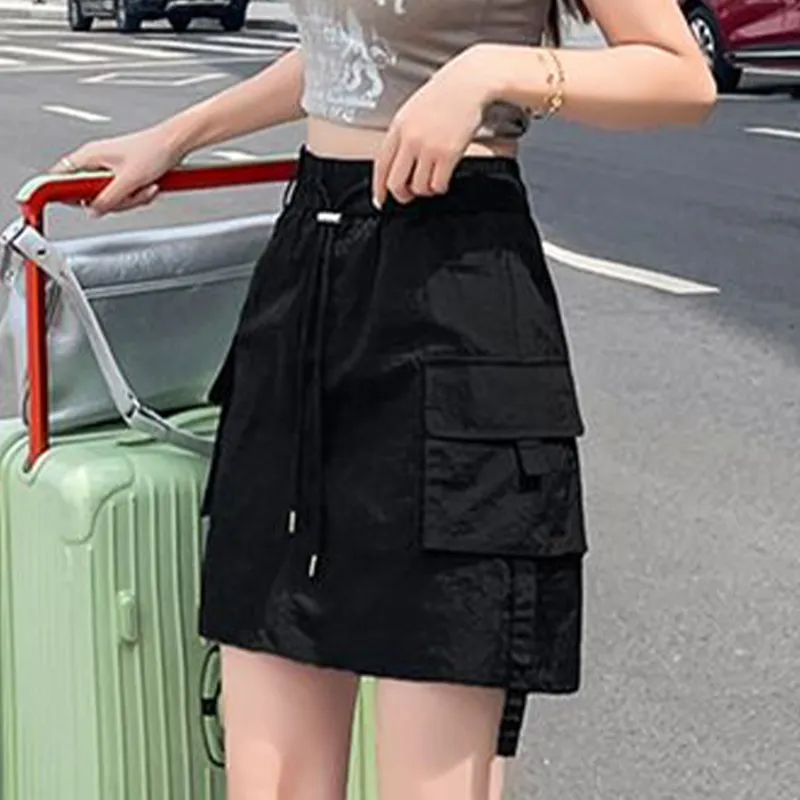 TUSHIFEI Cargo Short Skirts Women's-5
