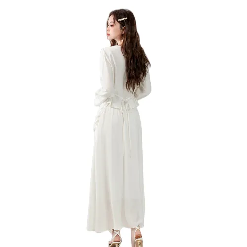 TUSHIFEI Skirt Set Women's White