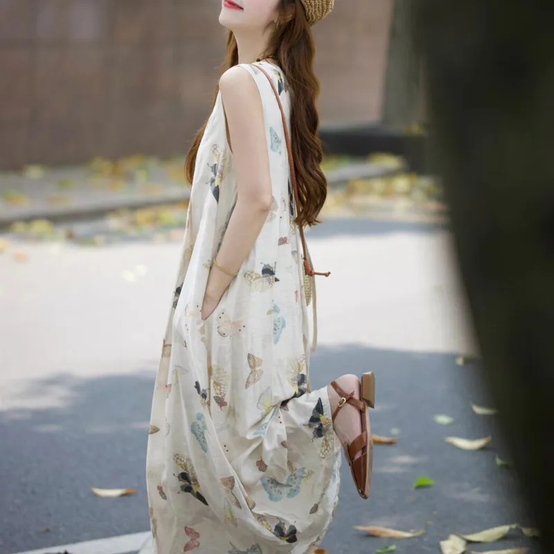 TUSHIFEI Sleeveless Dress Women's-7