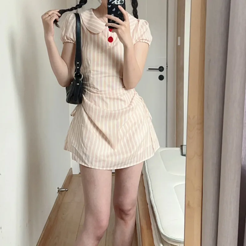 TUSHIFEI Short Sleeved Dress Women's-6