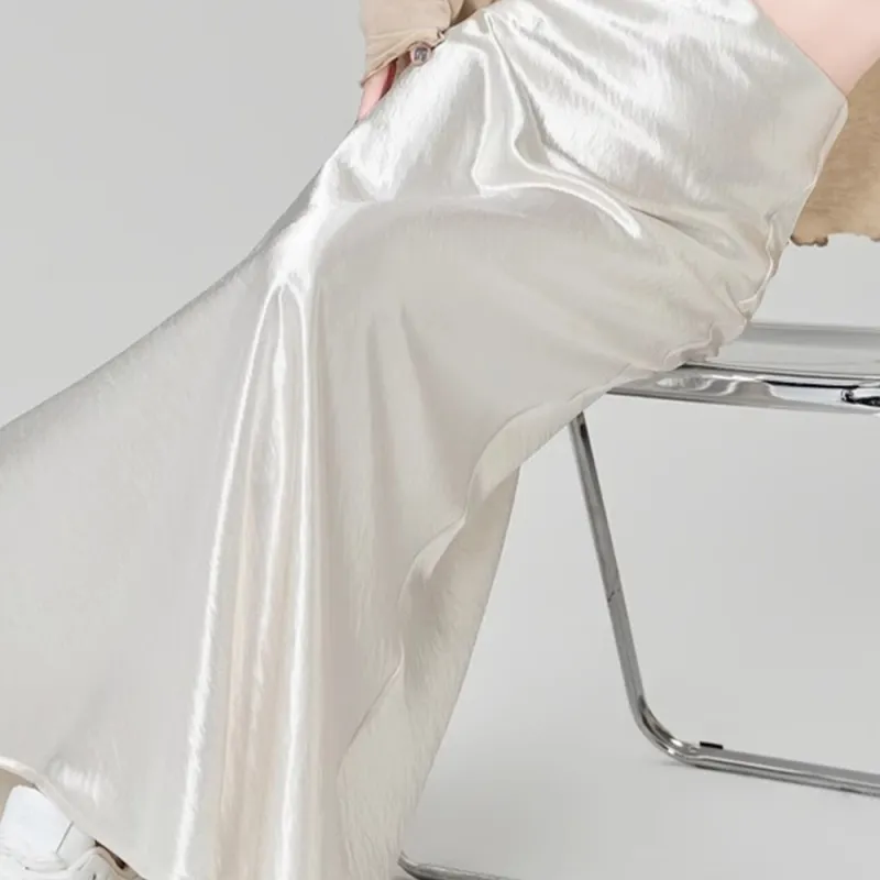 TUSHIFEI Casual Long Skirt Women's-11