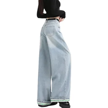 TUSHIFEI Jeans Women's Light Blue