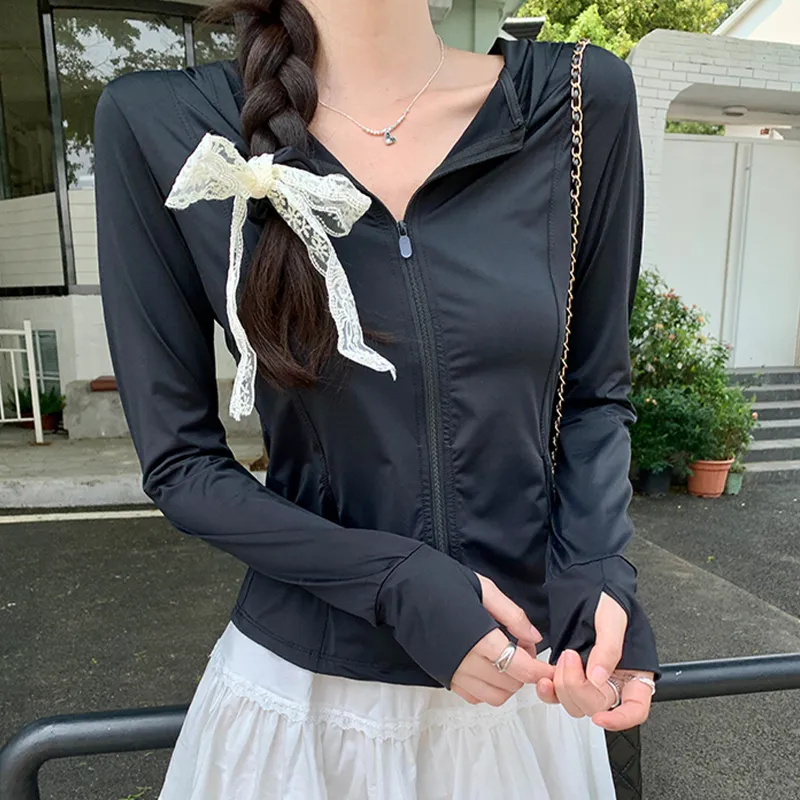TUSHIFEI Cropped Coats Women's-6
