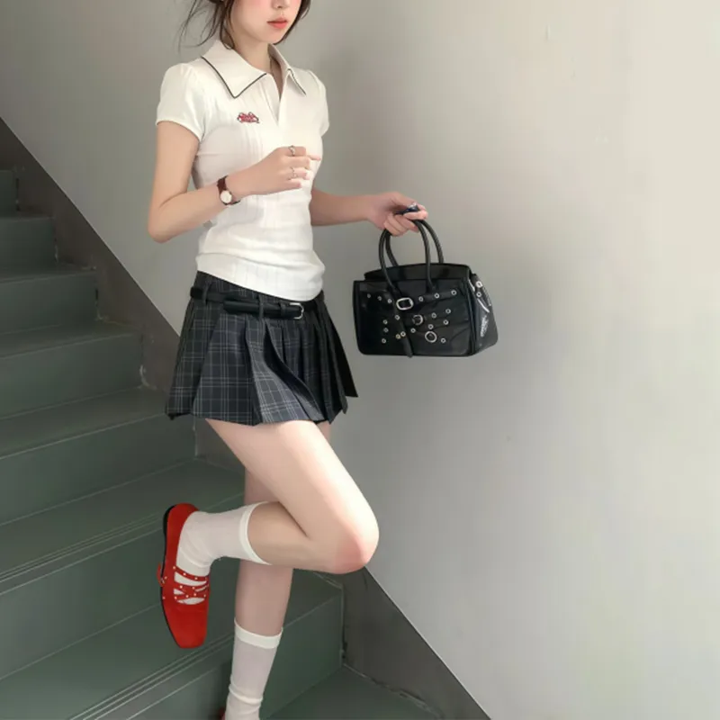 TUSHIFEI Two Piece Skirt Sets Women's-2