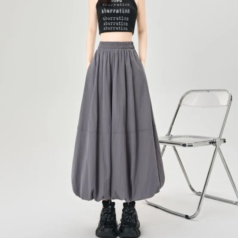 TUSHIFEI Casual Long Skirt Women's-13