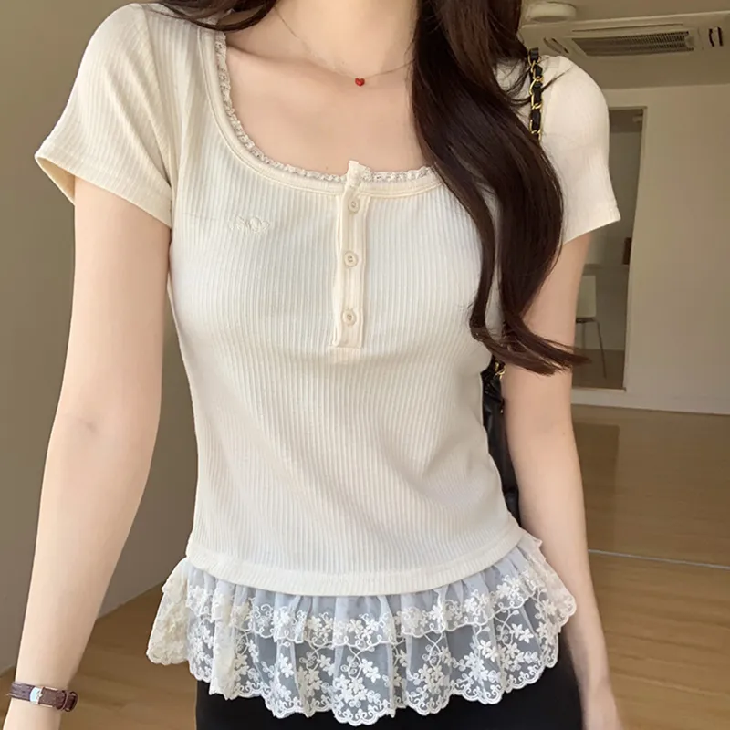 TUSHIFEI T Shirts Women's-2