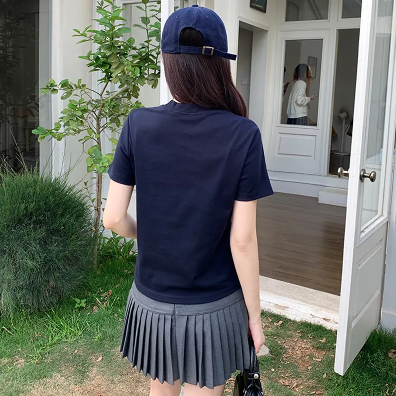 TUSHIFEI Set in Sleeve T Shirt Women's-9
