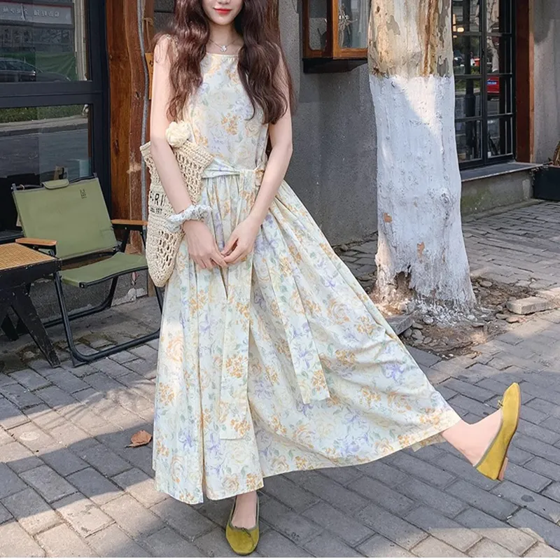 TUSHIFEI Sleeveless Dress Women's-5