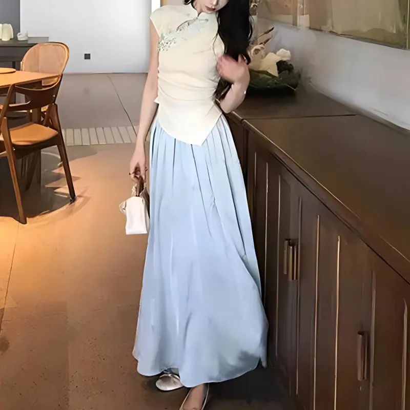 TUSHIFEI Two Piece Skirt Sets Women's-2