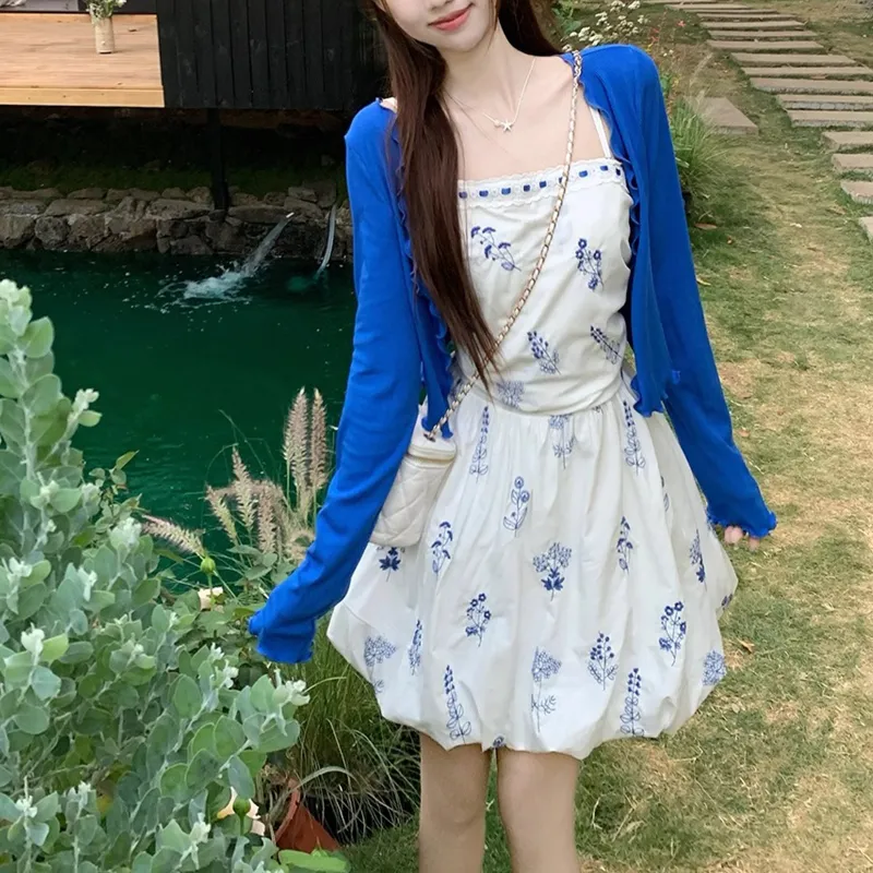 TUSHIFEI Two Piece Skirt Sets Women's-5