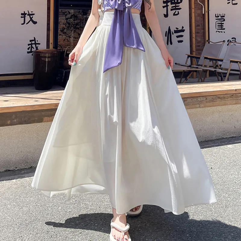 TUSHIFEI Casual Long Skirt Women's-1