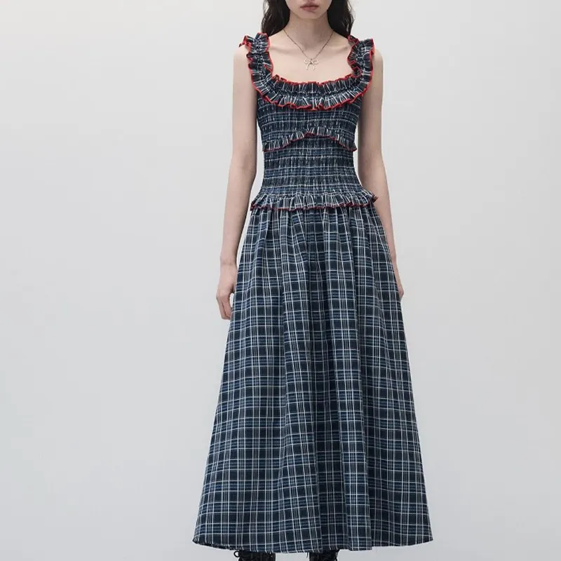 TUSHIFEI Sleeveless Dress Women's Image Color+Hair Tie Included-2