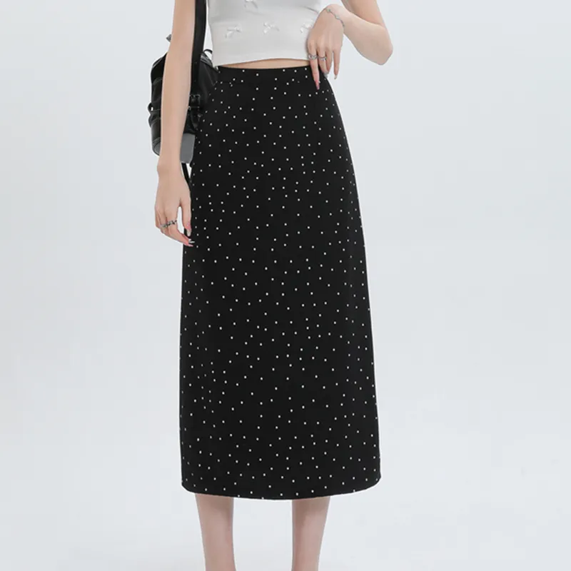 TUSHIFEI Casual Long Skirt Women's-5
