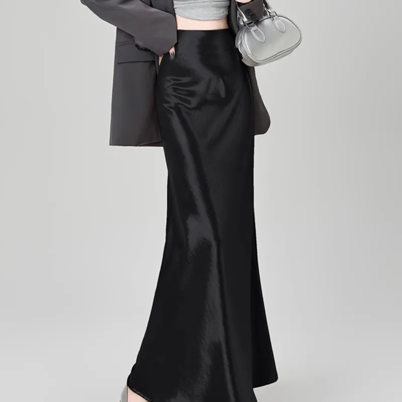 TUSHIFEI Casual Long Skirt Women's-2
