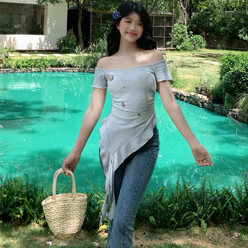 TUSHIFEI Regular T Shirt Women's-4