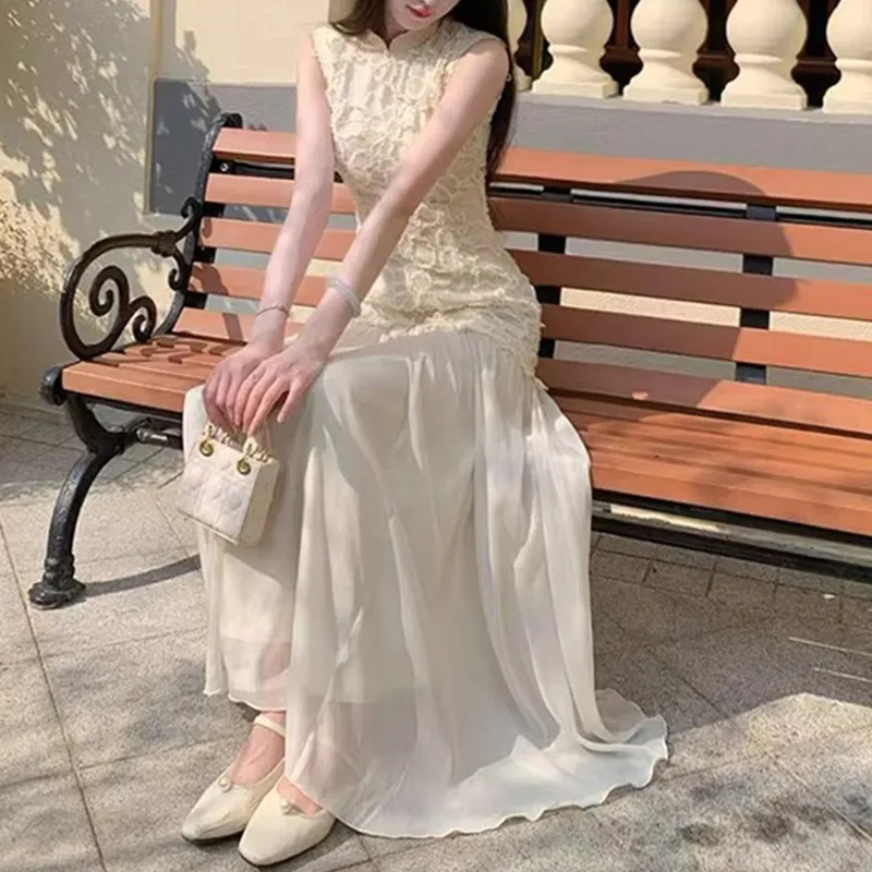 TUSHIFEI Sleeveless Dress Women's-4