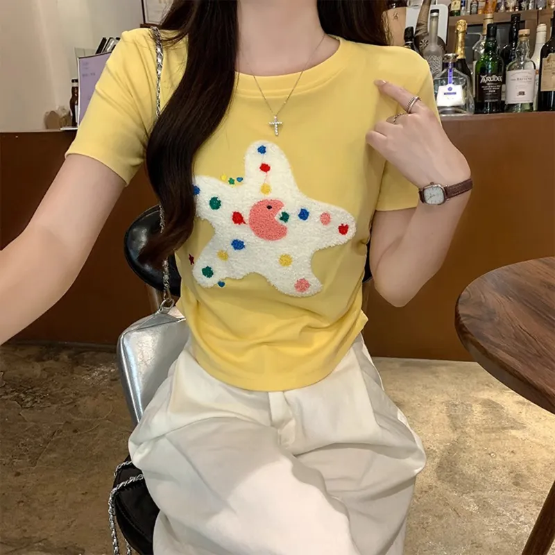 TUSHIFEI Regular T Shirt Women's-7