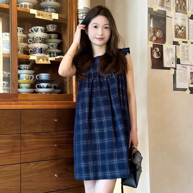 TUSHIFEI Short Sleeved Dress Women's Image Color-3