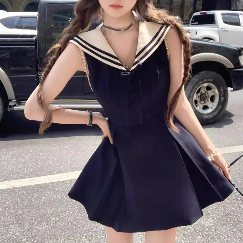 TUSHIFEI Sleeveless Dress Women's-5