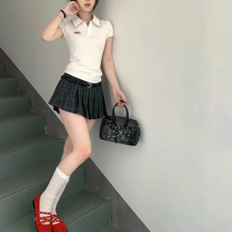 TUSHIFEI Two Piece Skirt Sets Women's-6