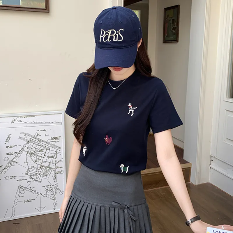 TUSHIFEI Set in Sleeve T Shirt Women's-7