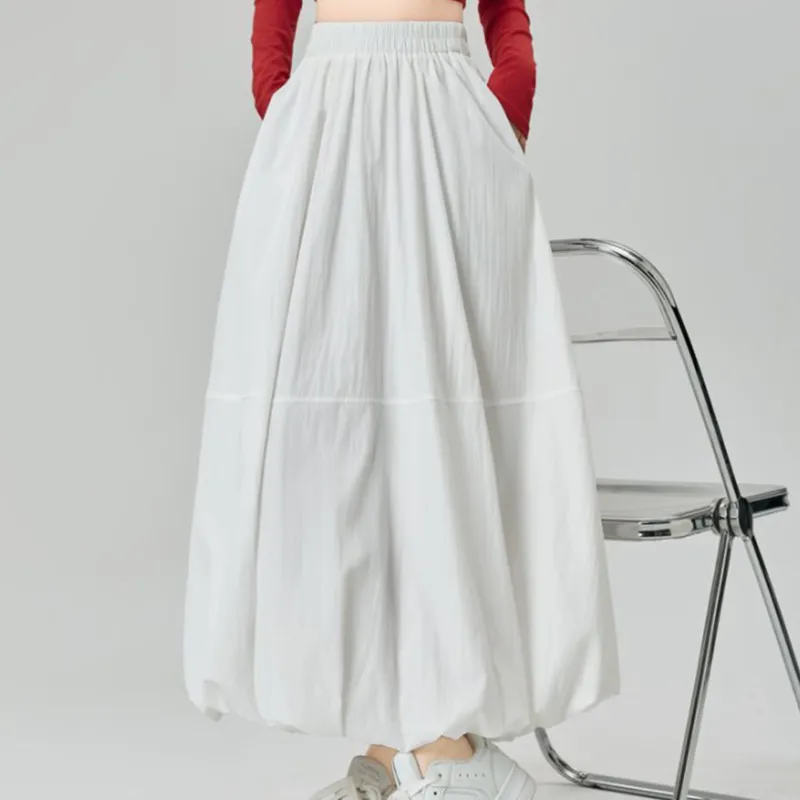 TUSHIFEI Casual Long Skirt Women's-6
