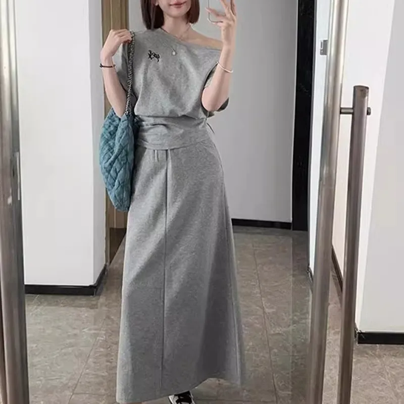 TUSHIFEI Two Piece Skirt Sets Women's-10