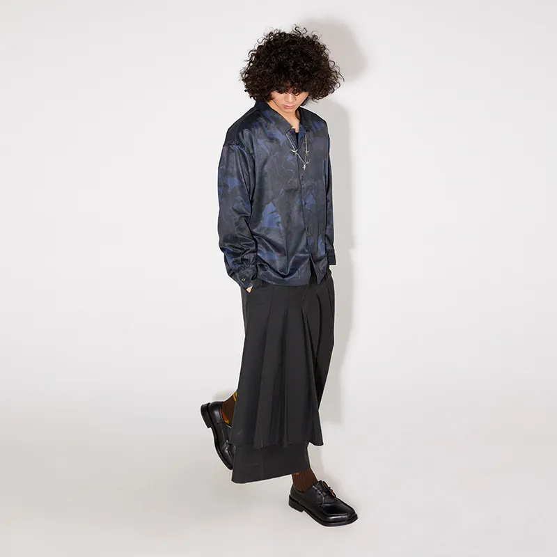 WULISHAONIAN Skirt Unisex Black-4