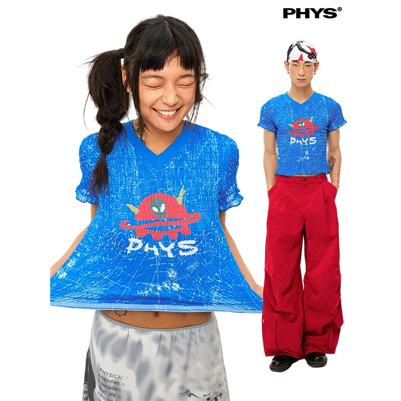 WULISHAONIAN T Shirts Unisex Royal Blue-2