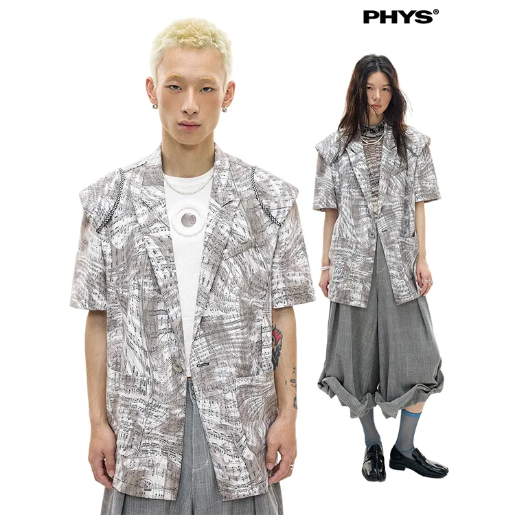 WULISHAONIAN T Shirts Unisex Floral Khaki-2