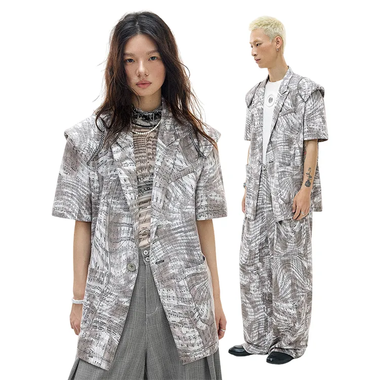 WULISHAONIAN T Shirts Unisex Floral Khaki-3