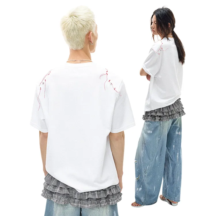 WULISHAONIAN T Shirts Unisex White-4