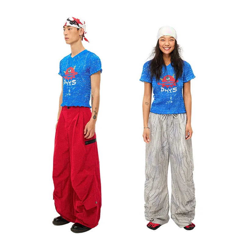 WULISHAONIAN T Shirts Unisex Royal Blue-5