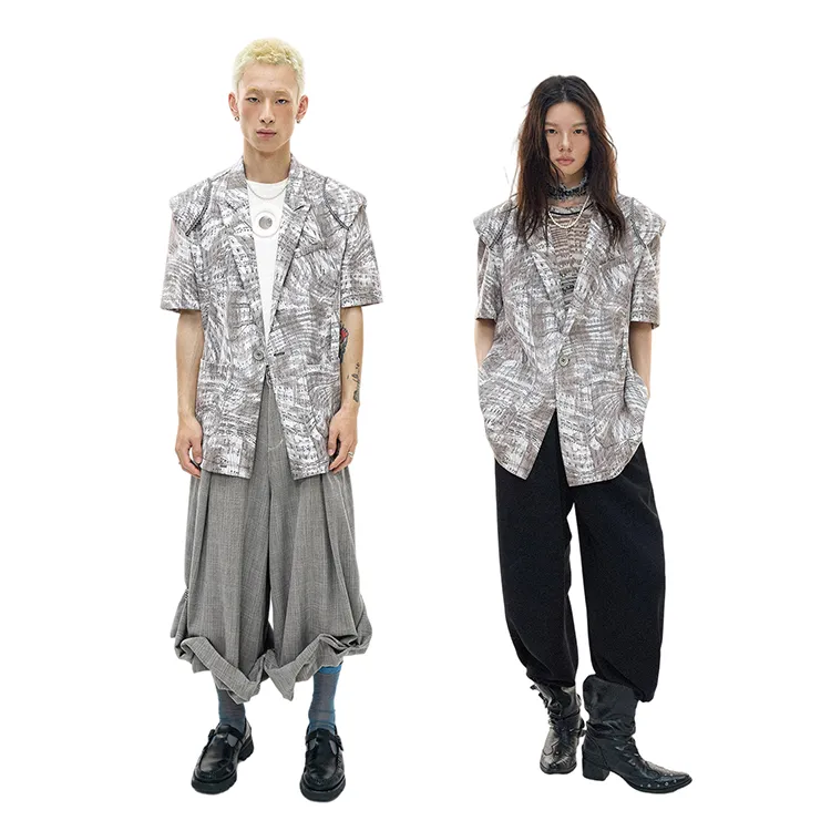 WULISHAONIAN T Shirts Unisex Floral Khaki-5
