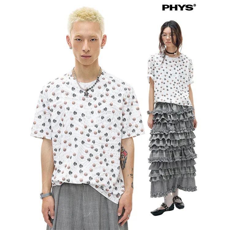 WULISHAONIAN T Shirts Unisex Heather White-2